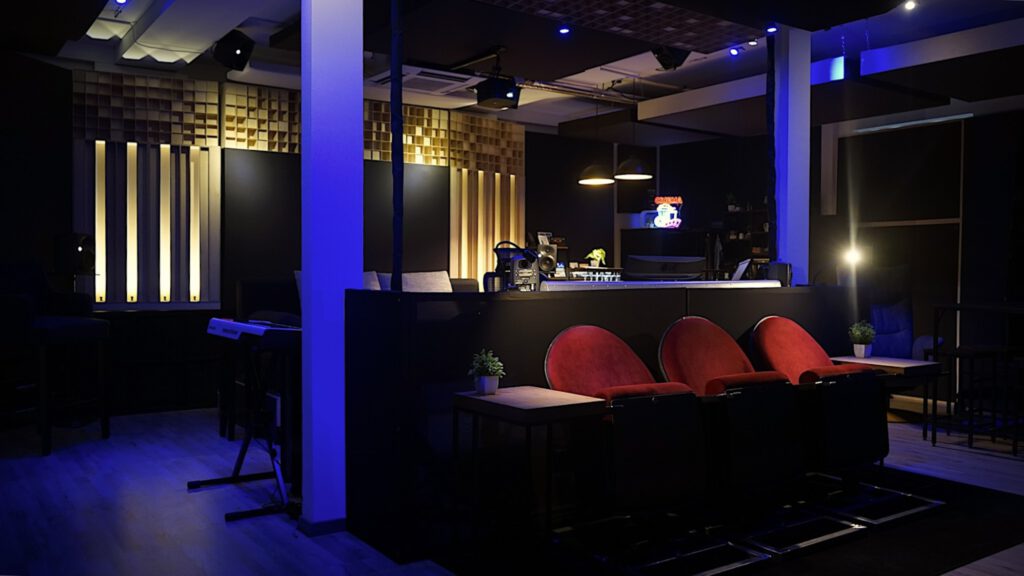 Ansicht Tonstudio, Dolby Atmos Mischstudio, Alex Rubin